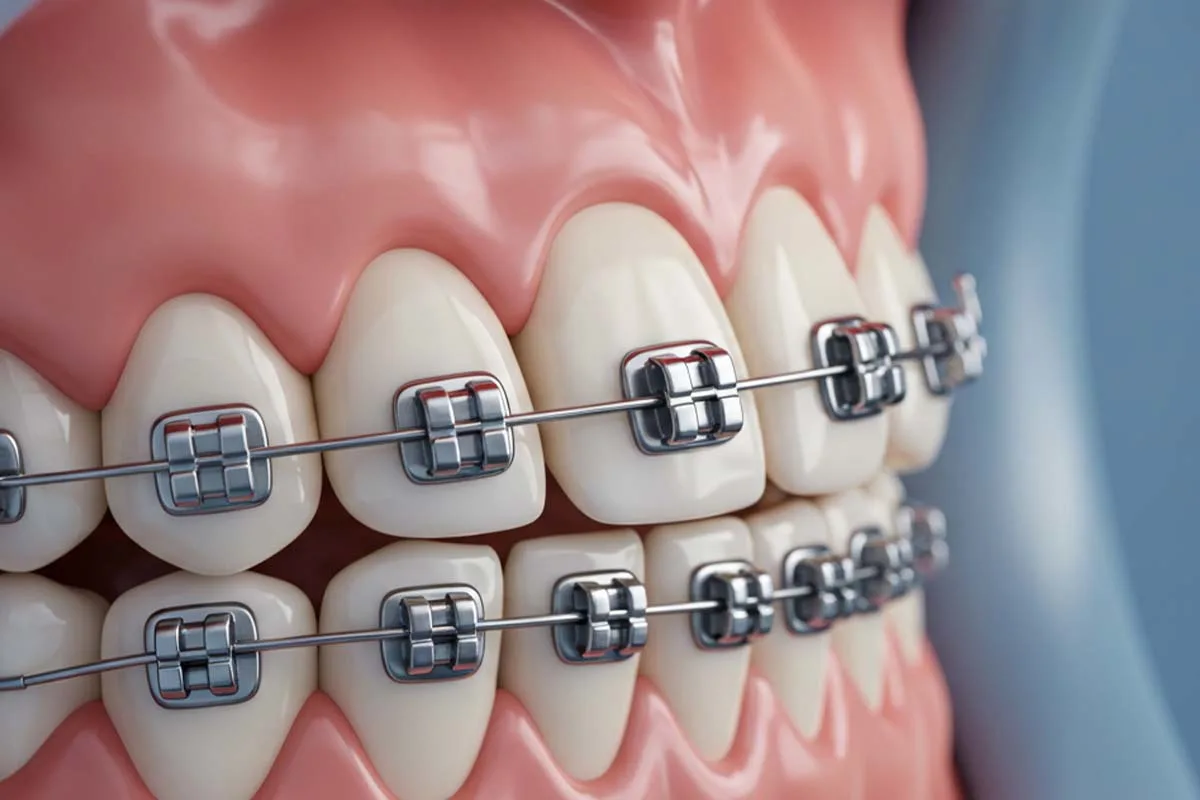 عيادة تقويم الأسنان المعدني في الامارات