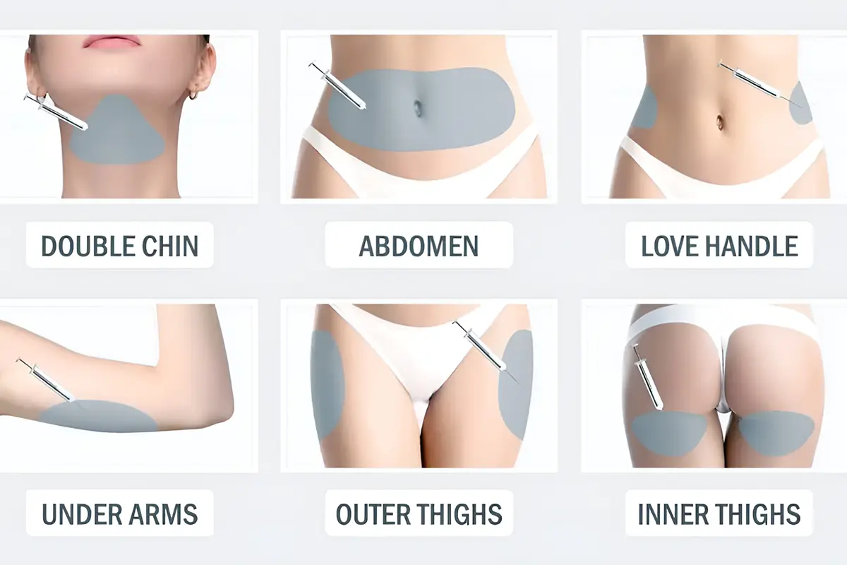أنواع إبر تذويب الدهون