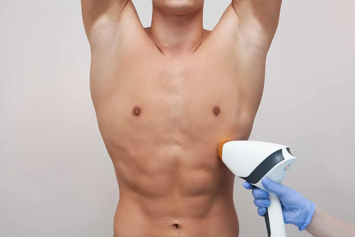 ليزر كامل الجسم بدون ظهر أو أمام